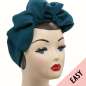 Preview: easy Turban in  petrol blue