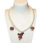 Preview: Bead Necklace with Cute Squirrels and Acorns