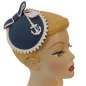 Preview: fascinator  blau weiss