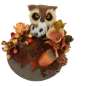 Preview: fascinator in autumn with owl