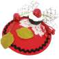 Preview: Red cherry cupcake fascinator
