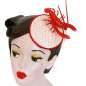 Preview: fascinator red white lobster