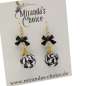 Preview: earrings black white classic