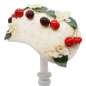 Preview: Ivory Half Hat/ Fascinator with Vintage Style Cherries