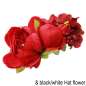 Preview: big red hairflower, peony, clip flower