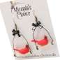 Preview: earrings with red kardinal bird