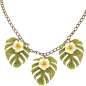 Preview: necklace monstera leaf