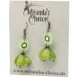 Preview: Kiwi - earrings with green drop pendant