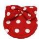 Preview: mini fascinator polka dots red white
