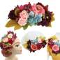Preview: colourful hair flower & corsage flower