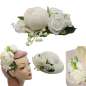 Preview: White hair flower & flower corsage