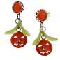 Preview: Halloween earrings with pumpkin