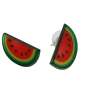 Preview: Wassermelone - Glitzer Ohrringe
