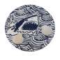 Preview: Mini fascinator in blue white with shark and shell
