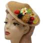 Preview: coolie tiki raffia hat with fruits