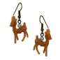 Preview: Earrings with fawn - real vintage figure