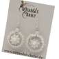 Preview: earrings white beads