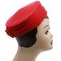 Preview: pillbox red 50th hat vintage