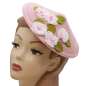 Preview: pink coolie hat with flowers