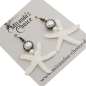 Preview: star fish white earrings