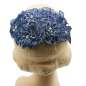 Preview: bandeau hat blue flower lace