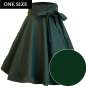 Preview: Dark green circle skirt - one size