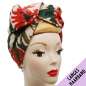 Preview: Turban hairband with red flowers