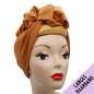Preview: Mustard yellow turban - long hair band with wire