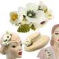 Preview: Mushroom hat and white changeable flowers