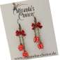 Preview: red dices earrings