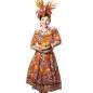 Preview: Top und Kleid in Orange wie Carmen Miranda