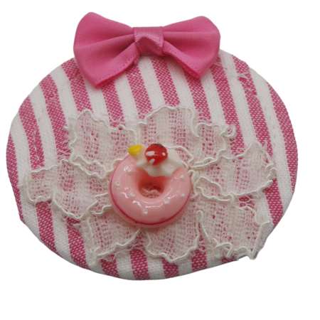 doughnut pink mini hat