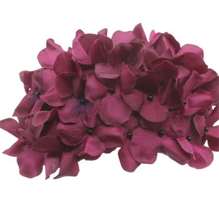 fascinator vintage hortensien Blumen lila