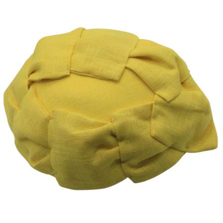 yellow half hat
