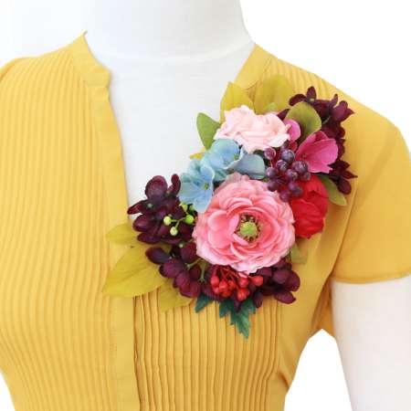 colorful corsage flower