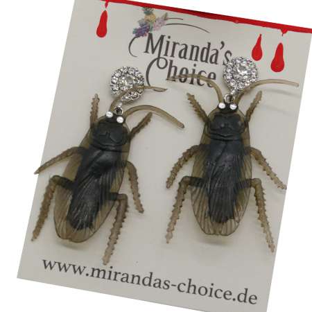 cockroach earrings mirandas choice