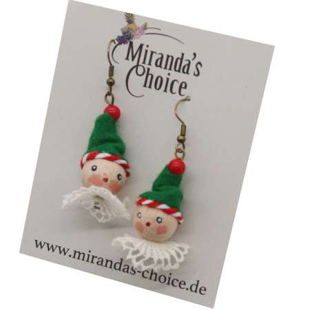 Christmas elftes earrings