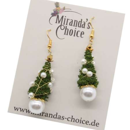 earrings christmas tree