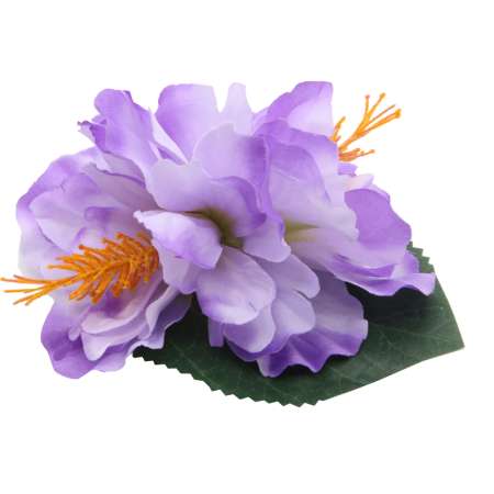 hair flower lilac hibiscus