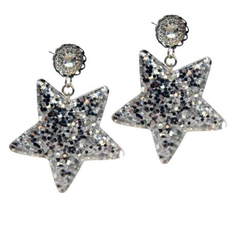 earrings sparkeling star