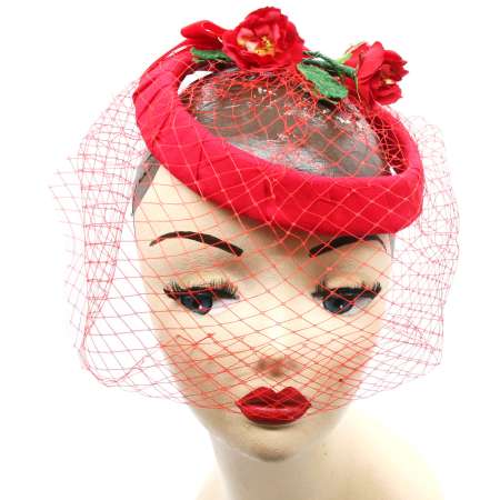 whimsy hat red vintage
