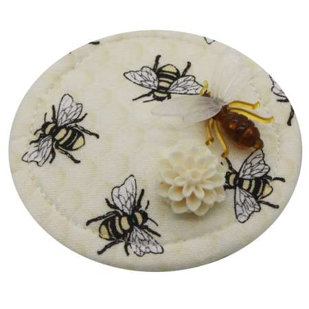 Mini Fascinator mit Bienen und Blume
