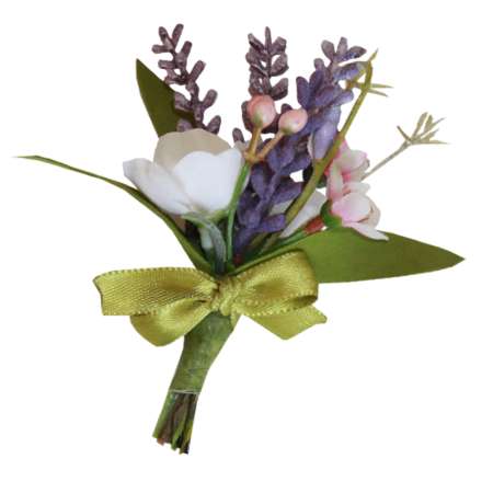 Lavender corsage flower