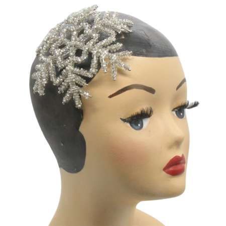 Fascinator Christmas star sparkling