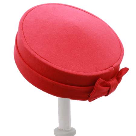 pillbo hat with bow red