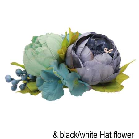 petrol blue hairflower