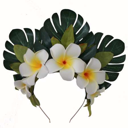 headdress Esther Williams frangipani hawaii