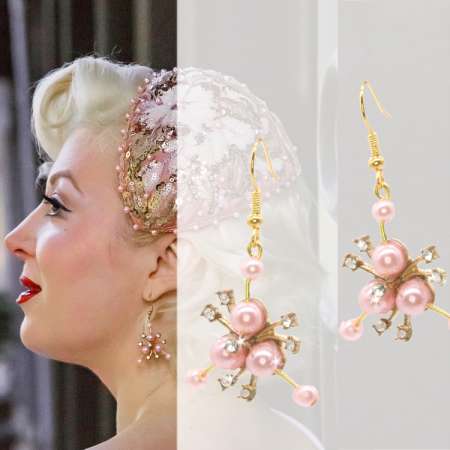 Glamorous Starbust earrings Audrey monroe