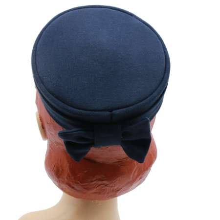 pillbox blue backside hat