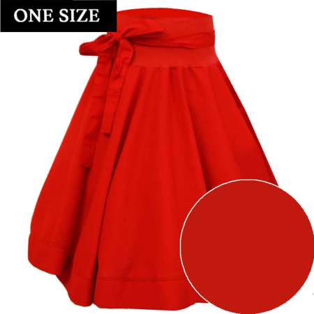 Red swing skirt - one size